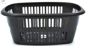 Rectangular Laundry Basket Graphite 55l