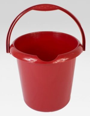 Round Bucket Glitter Red 5l