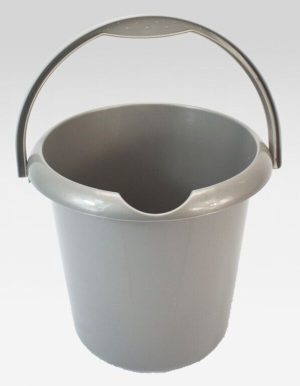 Round Bucket Silver 5l