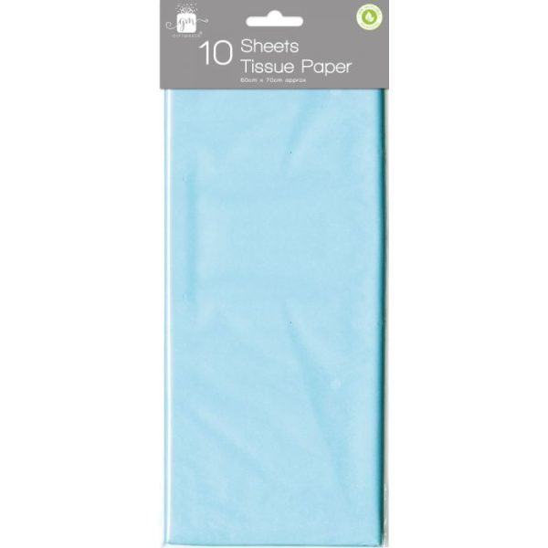 Premium Giftmaker light blue tissue paper 10 sheets 50cm x 70cm