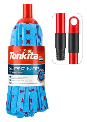 Tonkita Super Mop Non Woven With Red Handle