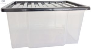 Plastic Storage Box With Lid Large 50Ltr