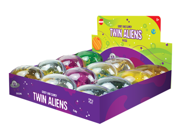 Premium Hoot gooey & slimy twin alien eggs