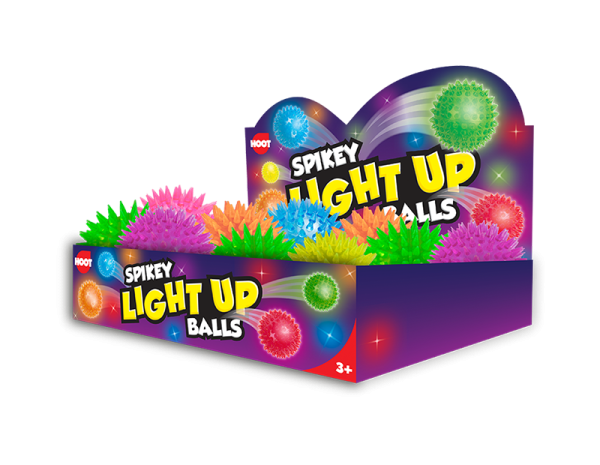 Premium Hoot spikey light up balls