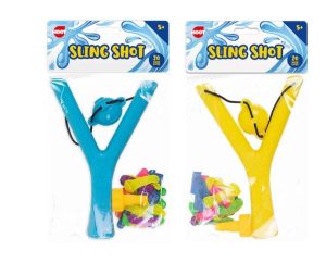 Hoot Sling Shot With 20 Water Bombs Set