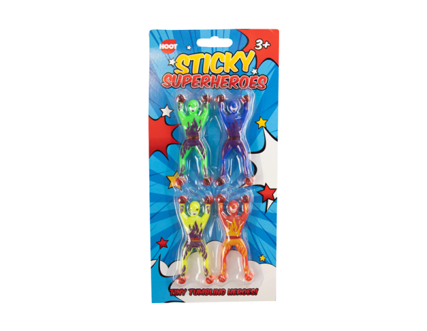 Premium Hoot sticky superheroes pack 4