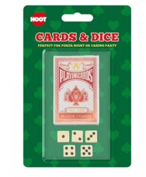 Hoot Playing Cards & Dice Games Set