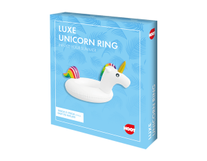 Hoot Inflatable Luxe Unicorn Ring Float 100cm X 170cm