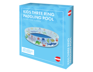 Hoot Kids Three Ring PVC Sea-Life Paddling Pool 1.22m X 0.25m