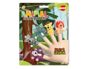Hoot Animal Finger Puppets Pack Of 5