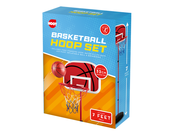 Premium Hoot 7ft basketball hoop set