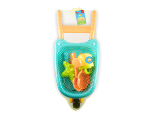 Hoot Wheel Barrow & Accessories Sand Set