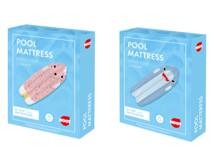 Hoot Inflatable Pool Mattress 45" X 20"