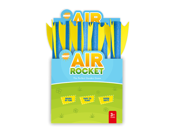 Premium Hoot air rocket throw toy