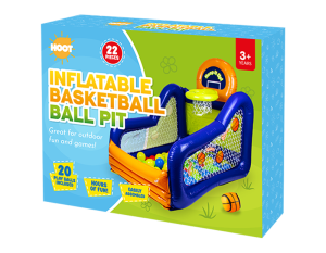Hoot Inflatable Basketball Ball Pit 22pc