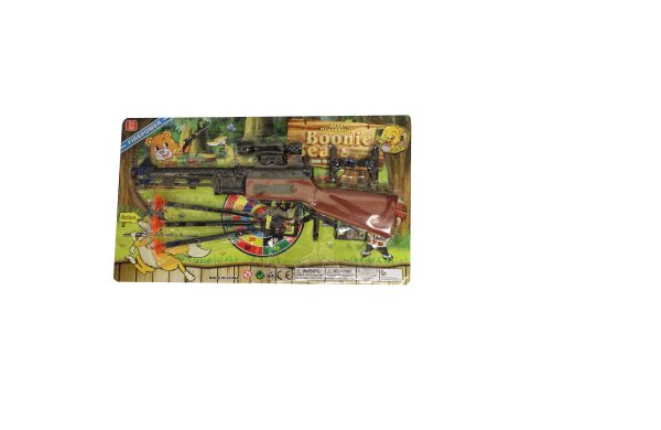 Premium Boonie bears shotgun with target board (approx 21cm x 36cm)