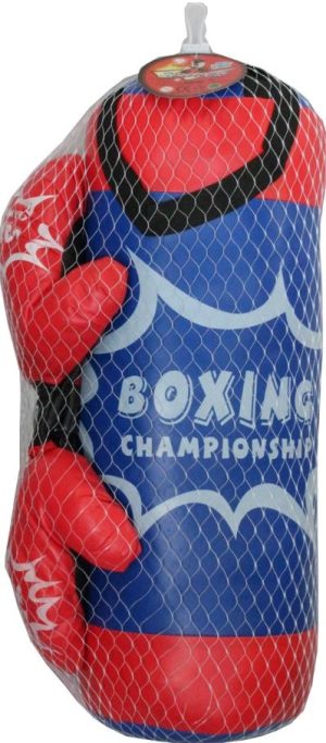 Large Pro Boxing Championship Punch Bag And Boxing Gloves With Hanging Hook