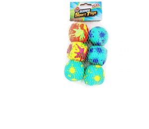 Super Sports Soft Splash Balls 5.5cm PACK OF 6