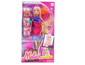 Colour Change Hair And Make Up Doll