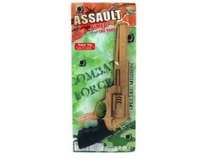 Western Flint Pistol Gun Gunmetal Gold 14