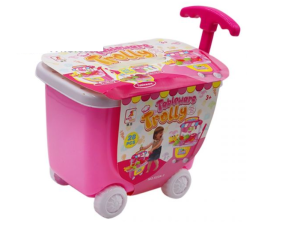 Kitchen & Tableware Set In Trolley 28pc