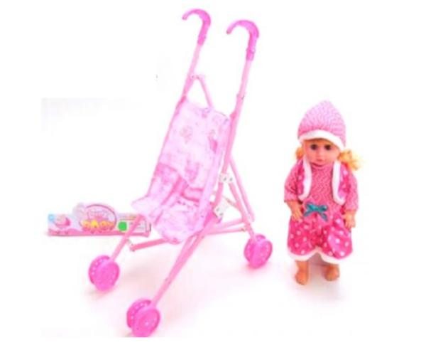 Premium Lovely baby pram & doll set