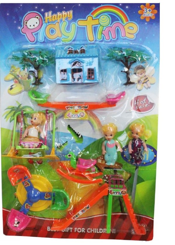 Premium 11pc happy playtime funny park (58cm x 38cm)