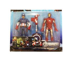 4pc Figurine Hero Set With Shield & Weapon (Approx 28cm X 26.5cm)
