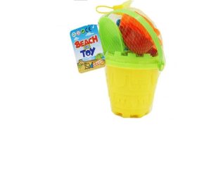 Beach Sand Tools & Bucket With Handle Set