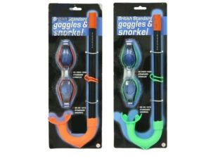 British Standard Goggle & Snorkel Set