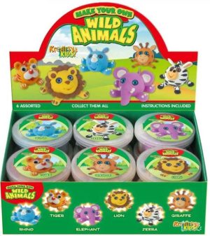 Make Your Own Animals Dough Pots