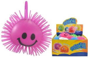 Smiley Face Puffer Ball With Light