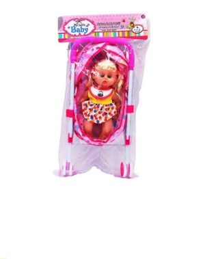 My Little Baby Baby Doll & Pram With Four Sounds
