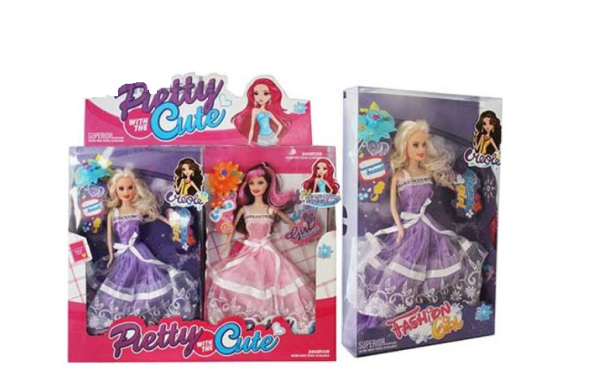 Premium Pretty with the cute fashion doll 2 colours