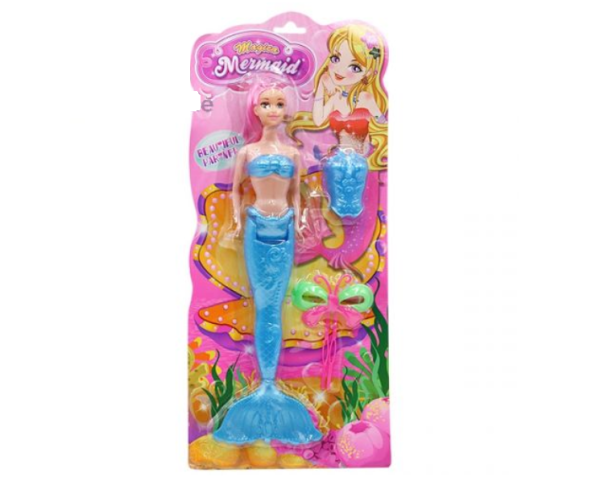 Premium 14" mermaid doll with outfit & magical sea creature