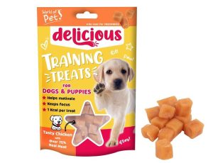World Of Pets Chicken Dog Training Treats 80g