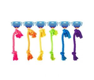 World Of Pets Double Knot Rope Tug Dog Toy 36cm