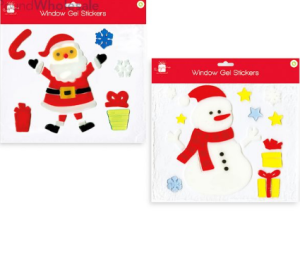 Giftmaker Christmas Window Gel Stickers