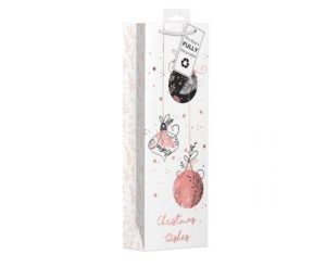 Giftmaker Christmas Rose Baubles Gift Bag Bottle