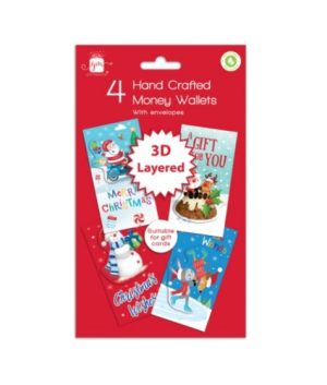 Giftmaker Hand-Crafted Cute Money Wallets 4pc