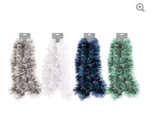 Christmas Forest Frost Chunky Tinsel 2m