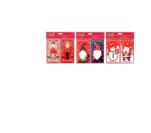 Christmas Foil Handcrafted Money Wallet Pack Of 4