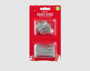 Christmas Bauble Hooks Pack Of 200