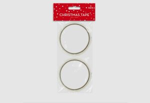 Christmas Tape 30m X 1.4cm Pack of 2
