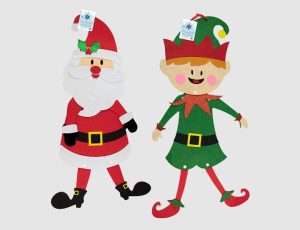 Christmas Felt Character Hanging Decoration
