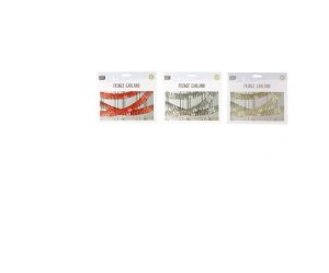 Christmas Foil Fringe Garland 5m