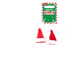 Christmas Novelty Santa Hat Earrings