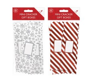 Christmas Mini Cracker Gift Boxes PACK OF 4