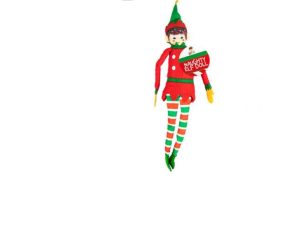 Christmas Naughty Elf Doll 12"