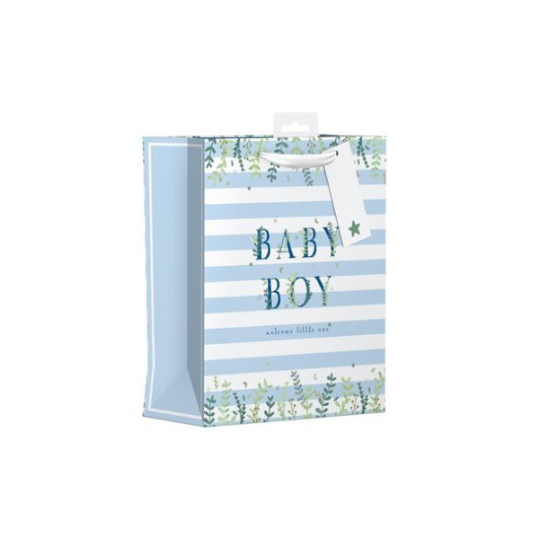 Premium Giftmaker baby boy gift bag medium